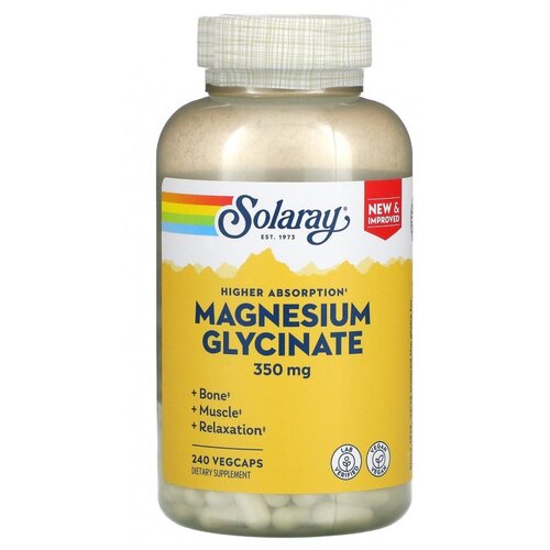   Solaray Higher Absorption Magnesium Glycinate, 360 , 350 , 240 .   -     , -  