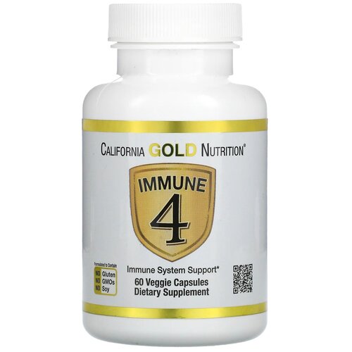 ���� California Gold Nutrition Immune 4 ����., 250 ��, 300 �, 60 ��., ������ ������