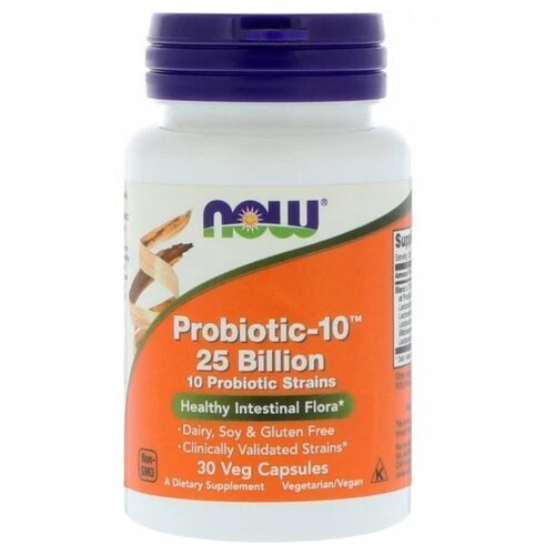   NOW Probiotic-10 25 Billion, 150 , 100 , 30 .   -     , -  