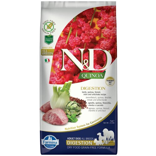           Farmina N&D Quinoa Dog Grain Free Digestion     800 .   -     , -,   