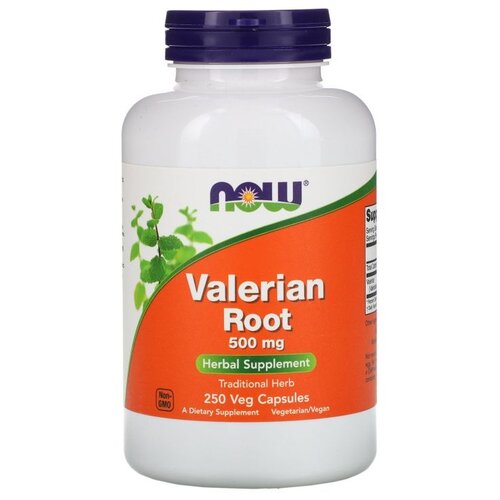 ���� ������� NOW Valerian Root, 290 �, 500 ��, 250 ��., ������ ������