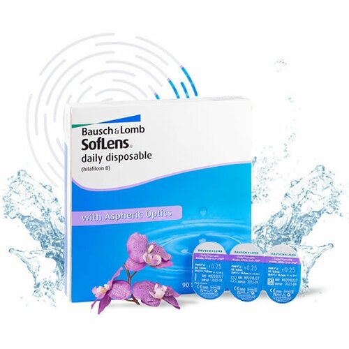    Bausch & Lomb Soflens Daily Disposable, 90 ., R 8,6, D -5   -     , -  