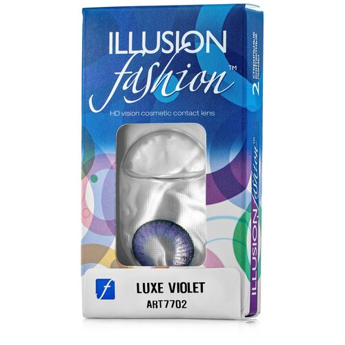    ILLUSION Fashion Luxe, 2 ., R 8,6, D 0, violet,  