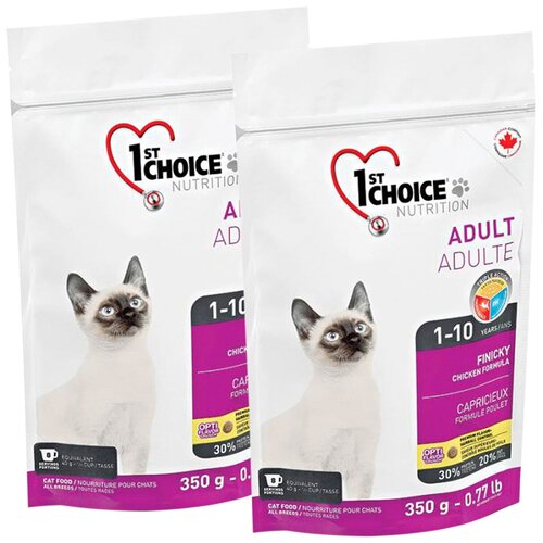  1ST CHOICE CAT ADULT FINICKY CHICKEN       (0,35 + 0,35 )   -     , -,   