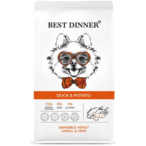   Best Dinner Dog 1,5 Duck&Potato Adult Mini (/       )75035   -     , -  