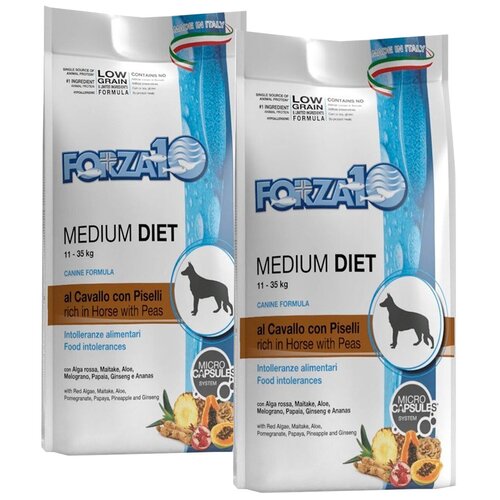  FORZA10 DOG MEDIUM MONODIET LOW GRAIN              (12 + 12 )   -     , -  