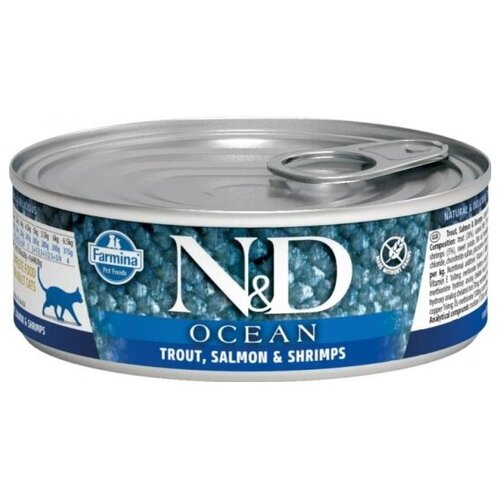  FARMINA N&D CAT Ocean  / ,    80    -     , -,   