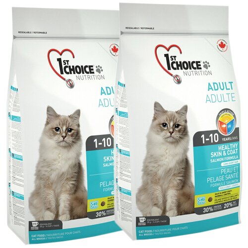  1ST CHOICE CAT ADULT HEALTHY SKIN & COAT        (2,72 + 2,72 )