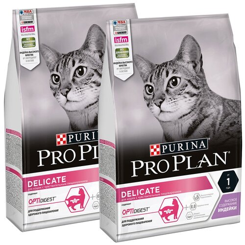  PRO PLAN CAT OPTIDIGEST DELICATE TURKEY         (0,4 + 0,4 )   -     , -,   