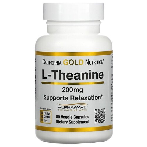  California Gold Nutrition L-Theanine AlphaWave . ., 200 , 50 , 60 .,  