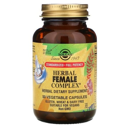  Solgar Herbal Female Complex ., 160 , 50 .   -     , -  