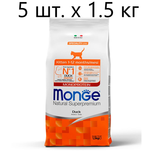      Monge Natural Superpremium Cat Monoprotein Kitten Duck,  , 2 .  400    -     , -,   