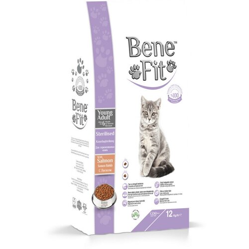       BENEFIT Sterilised Cat Salmon   12   -     , -,   