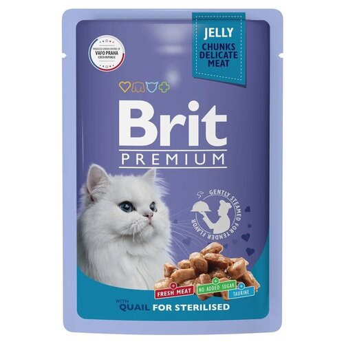   Brit Premium Sterilised Quail ( )   ,  , 85  x 14    -     , -,   