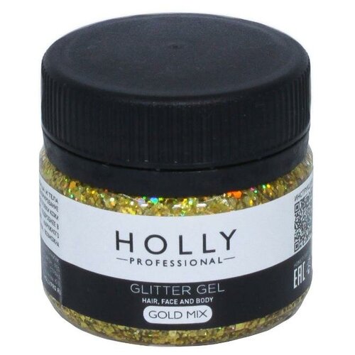  Holly Professional    ,    GLITTER GEL Holly Professional, Gold Mix, 20    -     , -  