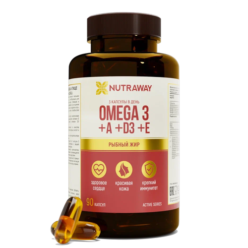    Omega 3 +A+D3+E, Nutraway 90      -     , -  