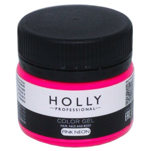     ,    Color Gel, Holly Professional (Pink Neon)   -     , -  