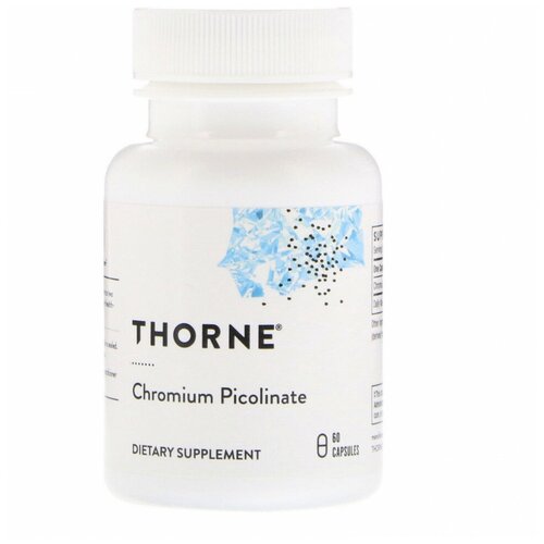    500 , Chromium Picolinate 500 mcg, Thorne Research, 60    -     , -  