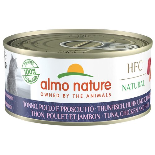  Almo Nature     ,    (HFC Natural - Tuna, Chicken and Ham) 0,15   12 .   -     , -,   