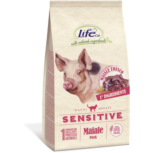   Lifecat Adult Sensitive Pork 1,5     ,    