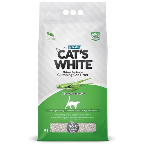 ���� ����������� ����������� Cat's White Aloe Vera, 5�, 1 ��., ������ ������