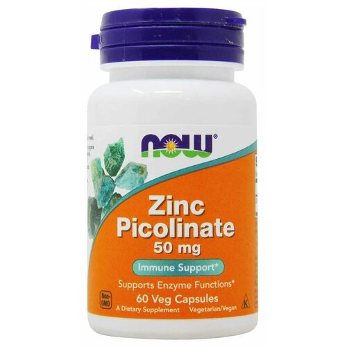 ���� NOW Zinc Picolinate 50mg, 60 ����. ���� ��������� ������� 60 ��, ������ ������