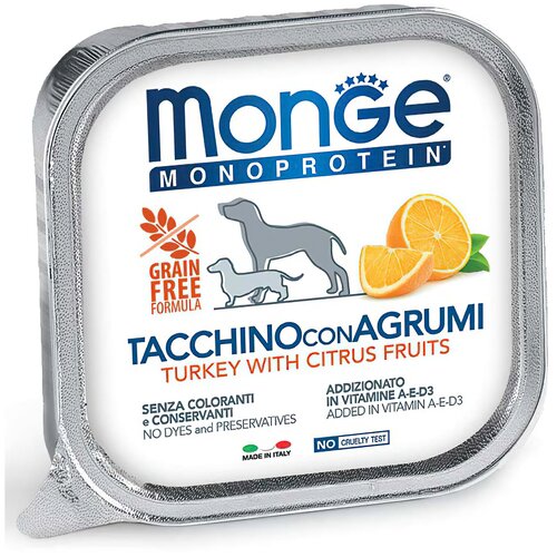   Monge Dog Monoprotein Fruits (    ) - 150 *24    -     , -,   