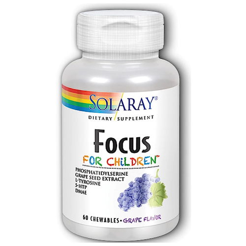    Focus For Children, Kids,  , 60 , Solaray   -     , -  