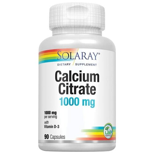  Solaray Calcium Citrate with D3 (    D-3)1000  90    -     , -  