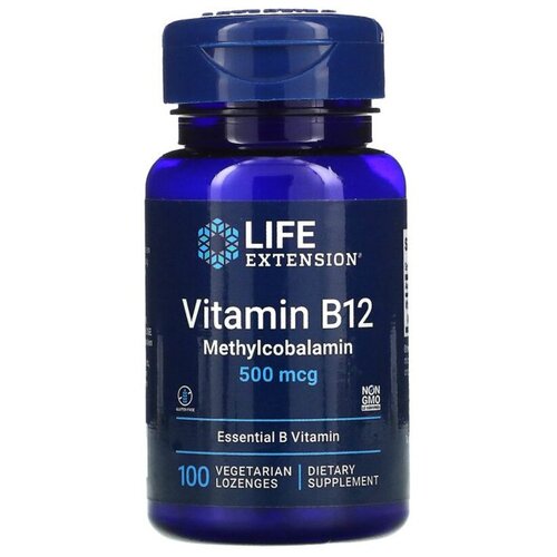  LIFE Extension Vitamin B12 Methylcobalamin 500 mcg, 100 .   -     , -  