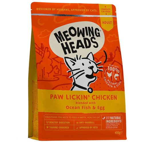  Meowing Heads          (Paw Lickin Chicken 450g) MCK450 | Paw Lickin Chicken 450g 0,45  20980