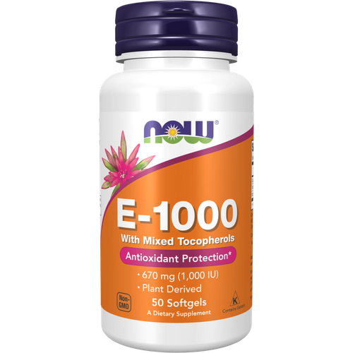  NOW E-1000 with Mixed Tocopherols 670  (1,000 ) 50    -     , -  