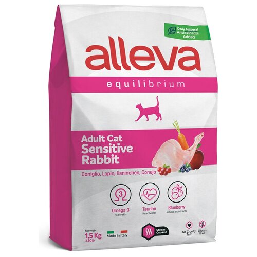  ALLEVA EQUILIBRIUM CAT   Adult Sensitive Rabbit /    1,5  1141 ,   -     , -,   