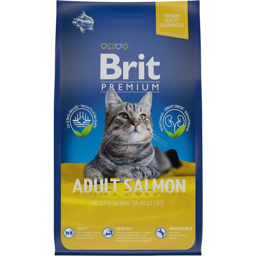      Brit /  Premium Cat Adult Salmon   ,    800 /        -     , -,   