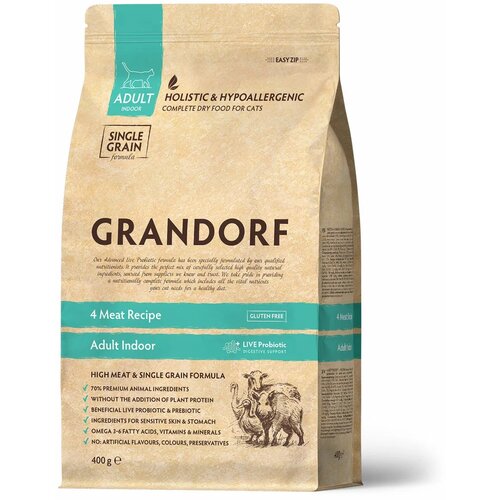    Grandorf 4 Meat & Brown Rice     ,  400    -     , -  