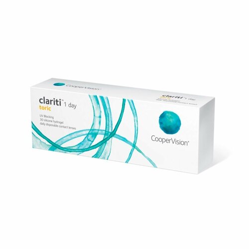 ���� ���������� ����� CooperVision Clariti 1 day toric., 30 ��., R 8,6, D +2,�CYL:�-1,25,�A�:�10, ����������, 1 ��., ������ ������