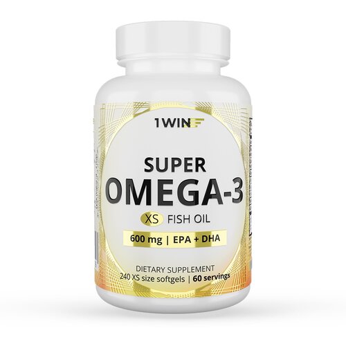   3    600 , 1WIN Super Omega-3 XS, 240    -     , -  