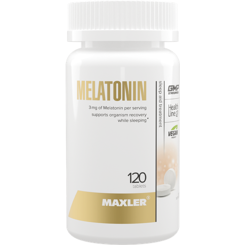 ���� Maxler Melatonin ���., 3 ��, 65 �, 120 ��., ������ ������