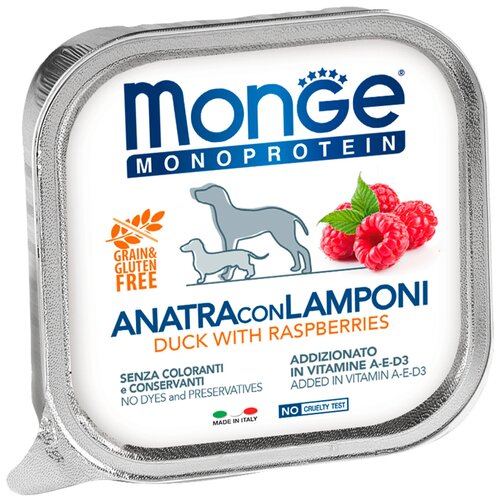    Monge Dog Natural Monoprotein Fruits  ,     ,  150 