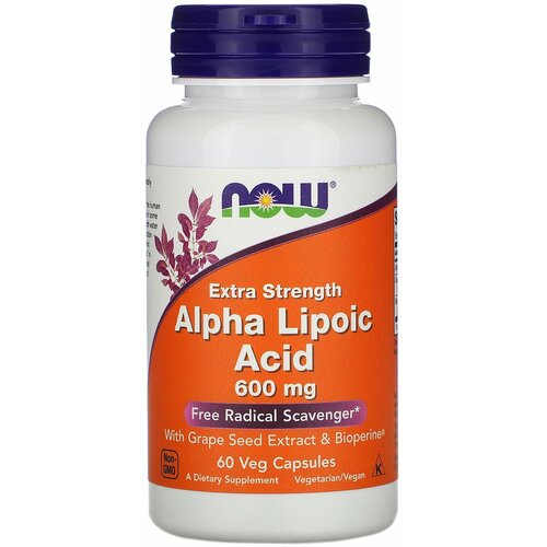  -   Alpha Lipoic Acid Extra Now Foods 600  60    -     , -  