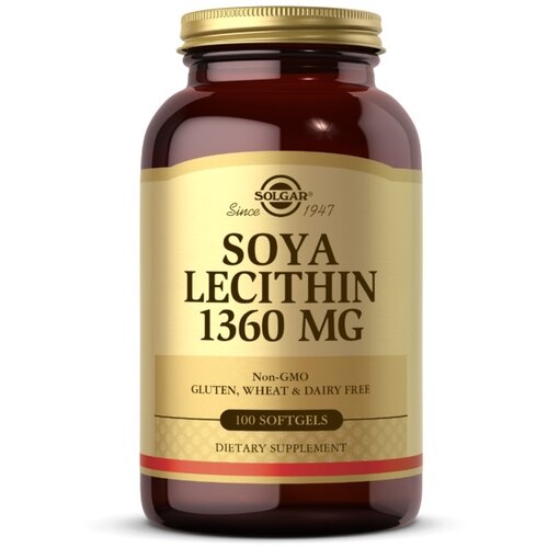 ���� Solgar Natural Soya Lecithin ����., 1360 ��, 1.93 �, 100 ��., ������ ������