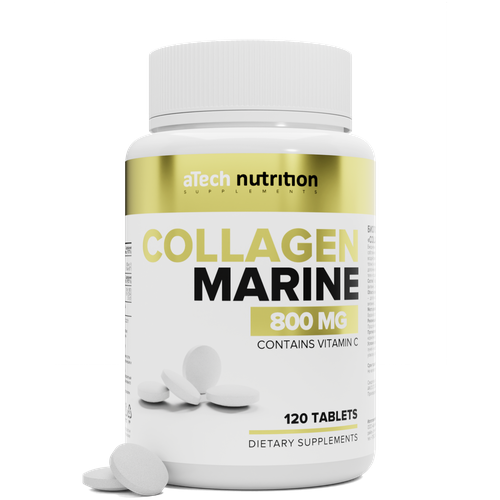 ���� ������� �������� � ��������� � / Collagen Marine +C aTech nutrition 120 ��������, ������ ������
