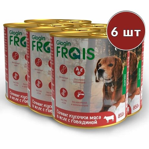 FRAIS HOLISTIC DOG         , 850 ,  6    -     , -,   