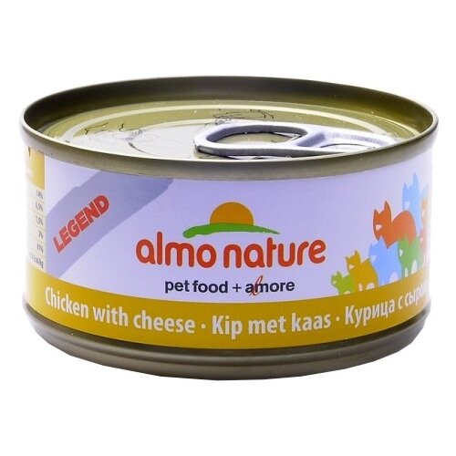  Almo Nature         75. (HFC - Natural - Chicken with Cheese) 9083H | Legend HFC Adult Cat Chicken Cheese, 0,07  (10 )   -     , -,   